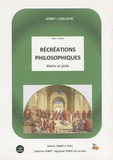 Didier Lambois - Récréations philosophiques - Maths et philo.