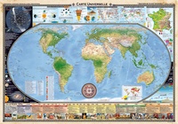 Carte universelle et frise historique. 100 cm x 70 cm