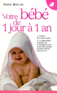 Anne Bacus - Votre Bebe De 1 Jour A 1 An.