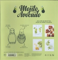 Coffret Mojito avocado. Apéro party avec 4 verres à mojito, 1 ustensile à avocat, 8 piques à cocktail