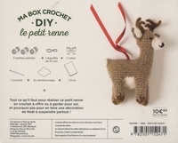 Ma box crochet Le petit renne. Avec des petites pelottes, 1 ruban, 1 crochet, 1 paquet de rembourrage et 1 livre