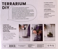 Coffret Terrarium DIY. Avec 1 terrarium en verre avec couvercle, 1 kit de trois outils spécial terrarium et 1 guide