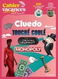  Hasbro - Cahier de vacances pour adultes - Cluedo, Touché coulé, Trivial Pursuit, Monopoly.