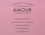 Françoise Vauzeilles - Le kit bracelet amour - Quartz rose. Avec 1 perle ronde, 2 petites perles dorées, 70 cm de coton ciré, 1 livre d'explication.