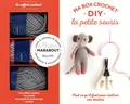 Marie-Noëlle Bayard - Ma box crochet DIY la petite souris - Avec 3 petites pelotes, 1 aiguillée de fil noir, 1 crochet, du rembourrage et 1 livre.