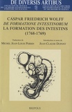 Michel Jean-Louis Perrin et Jean-Claude Dupont - De formatione intestinorum - La formation des Intestins (1768-1769).