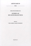 Niels Jorgen Green-Pedersen - Johannes Buridanus, Summulae de locis dialecticis - Edition latin-anglais.