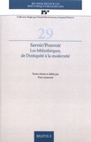 Yves Lehmann - Savoir/Pouvoir - Les bibliothèques, de l'Antiquité à la modernité.