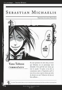 Black Butler  Character guide. Ce diable de majordome et sa troupe