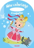 Estelle Madeddu - Mon coloriage à emporter - Princesse-bulles de savon.