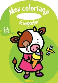 Marie-Anne Didierjean - Mon coloriage à emporter Vache.