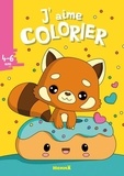 Elen Lescoat - J'aime colorier (Panda Roux).