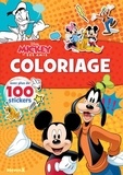  Disney - Coloriage Mickey et ses amis - Avec plus de 100 stickers.