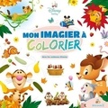  Disney - Mon imagier à colorier Disney Baby - Avec les animaux Disney.