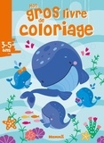  Collectif - Mon gros livre de coloriage (Baleines).