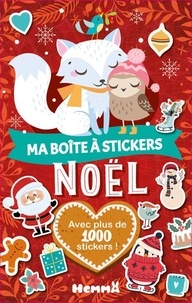  Collectif - Ma boite à stickers - Noël (Renard blanc et oiseau).