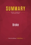 Publishing Businessnews - Summary: Broke - Review and Analysis of Glenn Beck's Book.