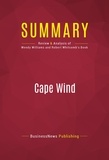 Publishing Businessnews - Summary: Cape Wind - Review and Analysis of Wendy Williams and Robert Whitcomb's Book.