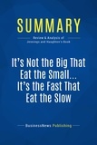 Publishing Businessnews - Summary: It's Not the Big That Eat the Small ... It's the Fast That Eat the Slow - Review and Analysis of Jennings and Haughton's Book.