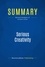 Publishing Businessnews - Summary: Serious Creativity - Review and Analysis of de Bono's Book.