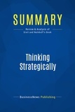 Publishing Businessnews - Summary: Thinking Strategically - Review and Analysis of Dixit and Nalebuff's Book.