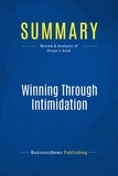 Publishing Businessnews - Summary: Winning Through Intimidation - Review and Analysis of Ringer's Book.