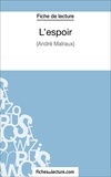 Sophie Lecomte et  Fichesdelecture.com - L'espoir - Analyse complète de l'oeuvre.