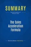 Publishing Businessnews - Summary: The Sales Acceleration Formula - Review and Analysis of Roberge's Book.