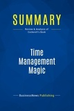 Publishing Businessnews - Summary: Time Management Magic - Review and Analysis of Cockerell's Book.