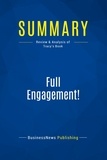 Publishing Businessnews - Summary: Full Engagement! - Review and Analysis of Tracy's Book.