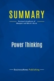  BusinessNews Publishing - Power Thinking - Review & Analysis of Mangieri and Block's Book.