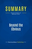Publishing Businessnews - Summary: Beyond the Obvious - Review and Analysis of McKinney's Book.