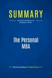 Publishing Businessnews - Summary: The Personal MBA - Review and Analysis of Kaufman's Book.