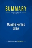 Publishing Businessnews - Summary: Making Horses Drink - Review and Analysis of Hiam's Book.
