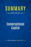 Publishing Businessnews - Summary: Conversational Capital - Review and Analysis of Cesvet, Babinsky and Alper's Book.