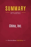 Publishing Businessnews - Summary: China, Inc. - Review and Analysis of Ted C. Fishman's Book.