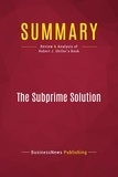 Publishing Businessnews - Summary: The Subprime Solution - Review and Analysis of Robert J. Shiller's Book.