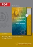 Mario Godard - Mesure de l'efficience et de son impact sur la profitabilité (Chapitre PDF) - Chapitre 3 Productivité, efficience et valeur ajoutée.