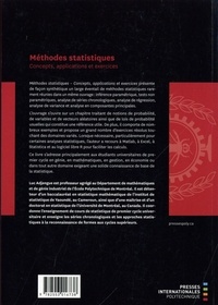 Méthodes statistiques. Concepts, applications et exercices
