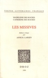 Madeleine Des Roches et Catherine Des Roches - Les missives.
