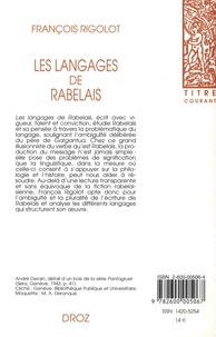 Les langages de Rabelais