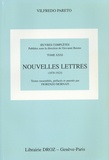 Vilfredo Pareto - Oeuvres complètes - Tome 31, Nouvelles lettres (1870-1923).
