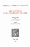  Anonyme - Les mystères de la procession de Lille - Tome 2, de Josué à David.