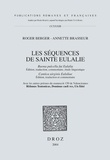 R Berger - Les séquences de Sainte Eulalie.