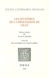  Anonyme - Les mystères de la procession de Lille - Tome 3, De Salomon aux Maccabées.