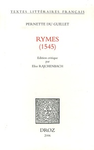 Pernette du Guillet - Rymes (1545).