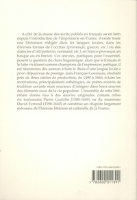 Moun lengatge bèl. Les choix linguistiques minoritaires en France (1490-1660)