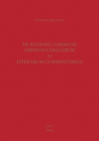 Theodor Bibliander - De ratione communi omnium linguarum et literarum commentarius.