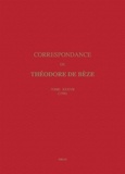 Théodore de Bèze - Correspondance de Théodore de Bèze - Tome 37 (1596).