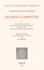 Scévole de Sainte-Marthe - Oeuvres complètes - Tome 4, Paedotrophiae libri III, Publications des années 1580-1587, Poemata 1587, Publications des années 1588-1592.